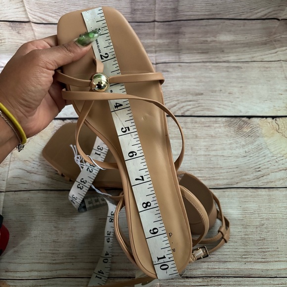 a new day Beige Strappy Sandals with Gold Accent - Picture 6 of 9